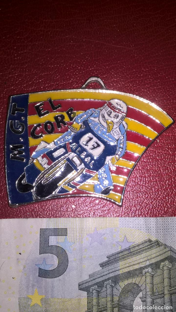 Colecionismo desportivo: Motociclismo. Placa de concentraci&oacute;n de motos. Albal
