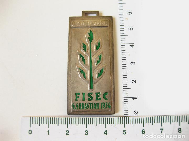Colecionismo desportivo: MEDALLA DE COMIT&Eacute; DE HONOR DE LOS CAMPEONATOS INTERNACIONALES ESCOLARES - FISEC - SAN SEBASTI&Aacute;N 1954