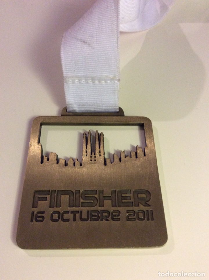 Coleccionismo deportivo: Medalla Garmin Barcelona Triathlon Finisher