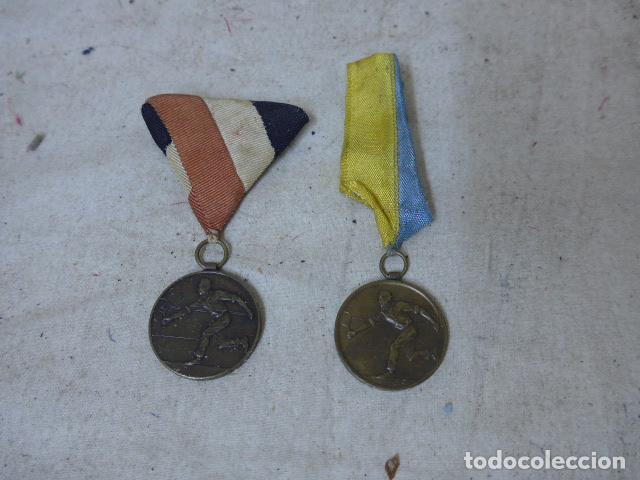 Collectionnisme sportif: Lote 2 antigua medalla de tenis de 1931 y 1934, original