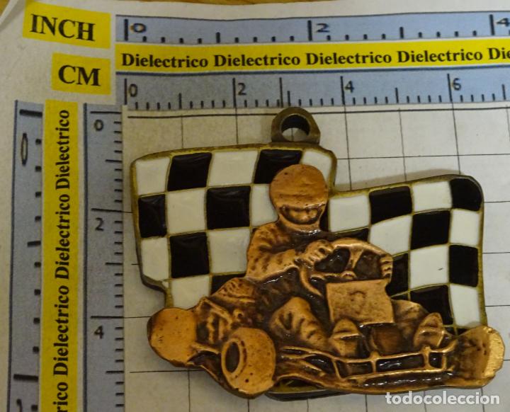Collectionnisme sportif: MEDALLA MEDALL&Oacute;N DE AUTOMOVILISMO. KARTS. CIRCUITO DE CAMPILLOS, M&Aacute;LAGA. 60 GR