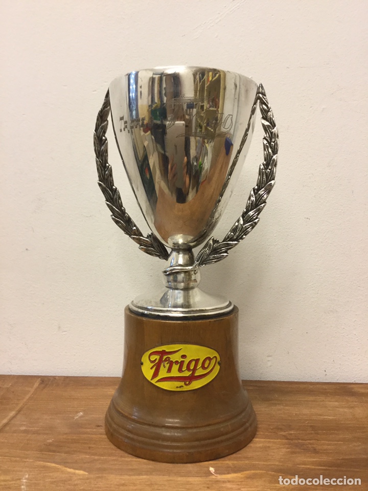 antigua y rara copa trofeo -helados frigo-años - Comprar ...