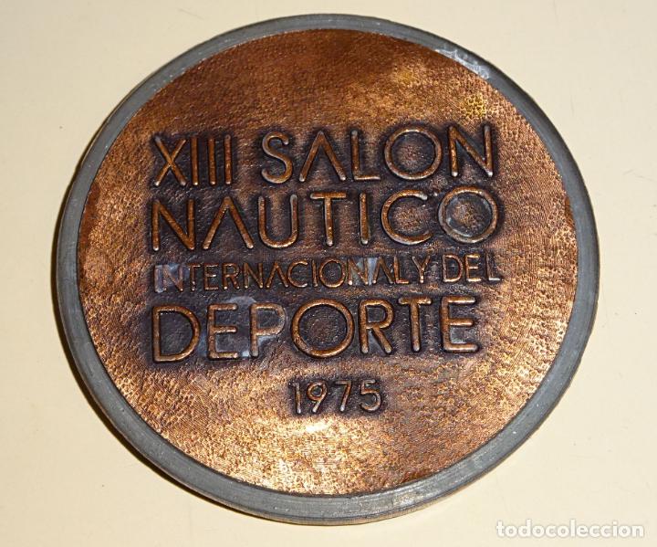 Collectionnisme sportif: MEDALLA DEL XIII SAL&Oacute;N NA&Uacute;TICO INTERNACIONAL DEL DEPORTE 1975. 60GR