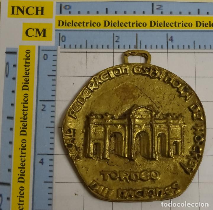 Collectionnisme sportif: MEDALLA MEDALL&Oacute;N REAL FEDERACI&Oacute;N ESPA&Ntilde;OLA DE HOCKEY TORNEO DE LAS NACIONES. PUERTA ALCAL&Aacute;. 30 GR