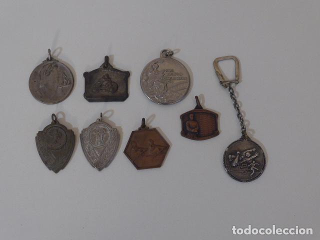 Collectionnisme sportif: Lote de 8 medalla antigua de deportes, variedad, catalanas. Salidas en zona catalunya.