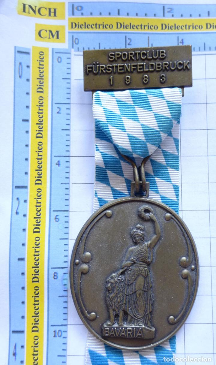Collectionnisme sportif: GRAN MEDALLA DE ALEMANIA. DEPORTES. A&Ntilde;O 1983. BAVARIA ESTATUA MUNICH THERESIEN WIESE OKTOBER FEST