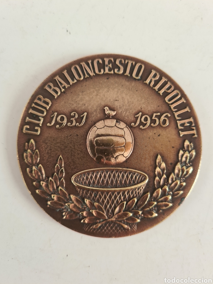 Sammelleidenschaft Sport: Medalla Conmemorativa XXV Aniversario Club Baloncesto Ripollet 1931-1956 - Basquet Catal&agrave; Moneda