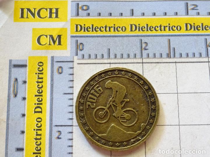 Coleccionismo deportivo: MONEDA MEDALLA. DEPORTES OL&Iacute;MPICOS OLIMPIADAS RIO JANEIRO 2016 BRASIL. CICLISMO MONTA&Ntilde;A MTB