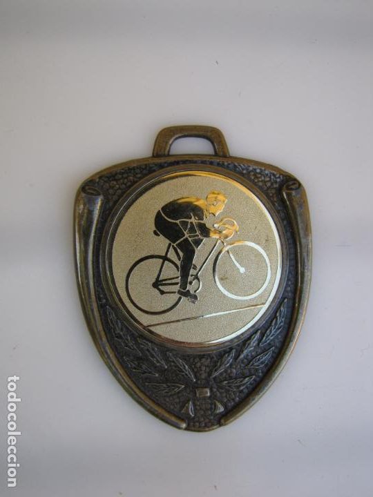 Coleccionismo deportivo: 4.- Medalla Campeonato de Espa&ntilde;a de Ciclismo en carretera Tandem Masc. 1.996. Sabi&ntilde;anigo