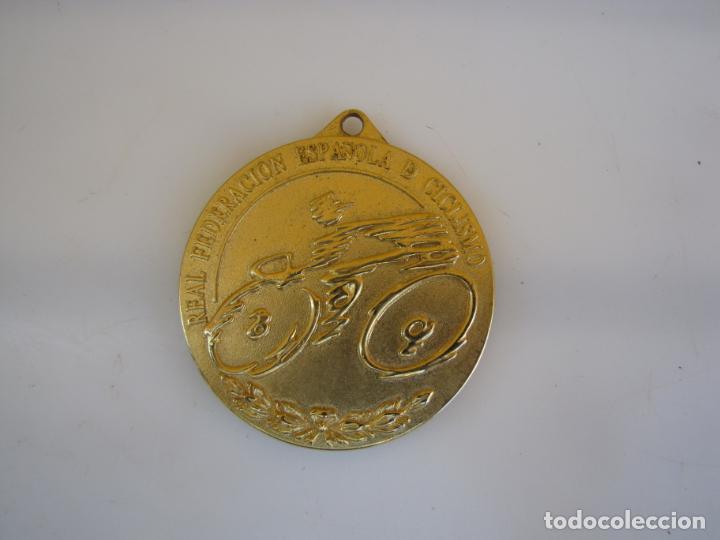 Coleccionismo deportivo: 4.- Medalla de oro Campeonato de Espa&ntilde;a de ciclismo Persecuci&oacute;n Tandem masculino 2.000