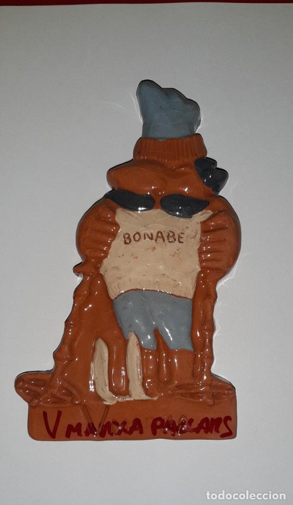Coleccionismo deportivo: Mascota en terracota de la extinta estaci&oacute;n de esqu&iacute; de Bonabe con ocasi&oacute;n de la V marxa pallars