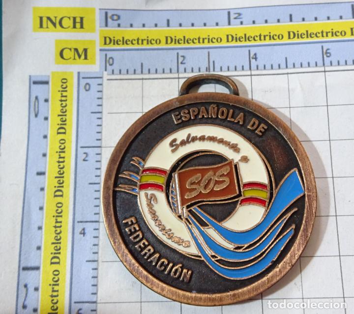 Coleccionismo deportivo: MEDALLA MEDALL&Oacute;N. SALVAMENTO Y SOCORRISMO. CAMPEONATO ESPA&Ntilde;A VALDEPE&Ntilde;AS 97 1997. 30GR