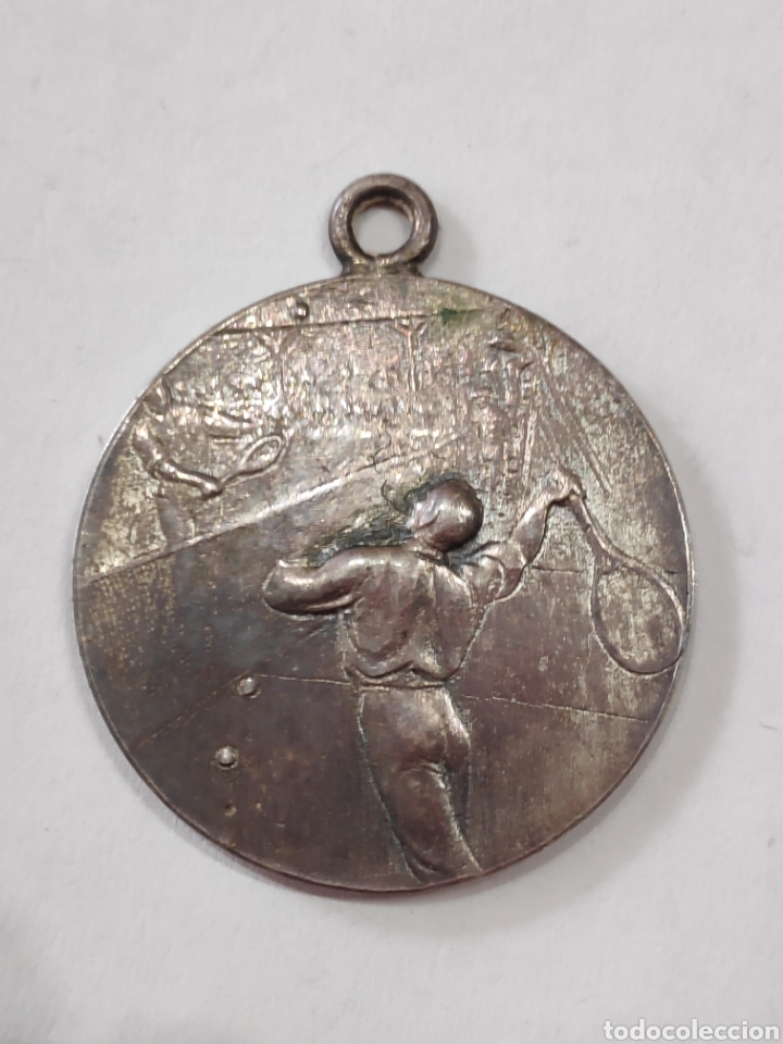 MEDALLA DE TENIS A.D.V PAREJAS MIXTAS HANDICAP 1924 (Coleccionismo Deportivo - Medallas, Monedas y Trofeos - Otros deportes)