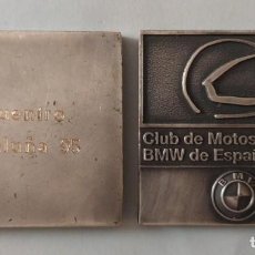 Coleccionismo deportivo: TROFEO, PLACA. ENCUENTRO CATALUÑA 95 CLUB DE MOTOS BMW DE ESPAÑA. Lote 342019448