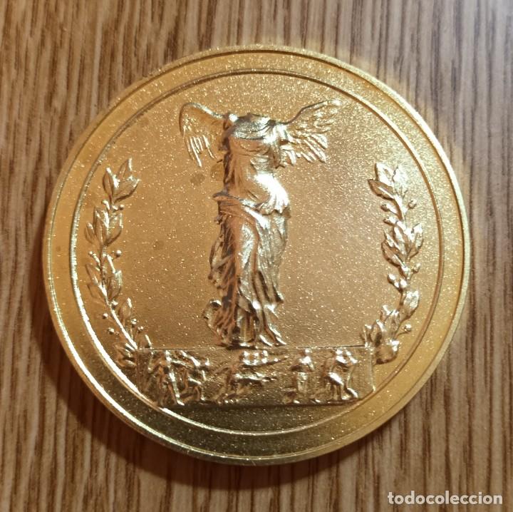 Coleccionismo deportivo: MEDALLA ESQUI - COMBINADA NORDICA - CAMPEON - OBRA SINDICAL DE EDUCACION Y DESCANSO
