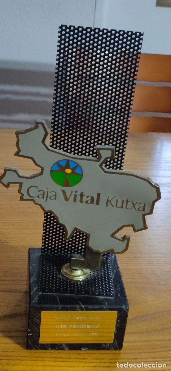 Coleccionismo deportivo: TROFEO CICLISMO ORIGINAL XXXVII SAN PRUDENCIO (VITORIA - GASTEIZ 1991) GRUPO BANESTO