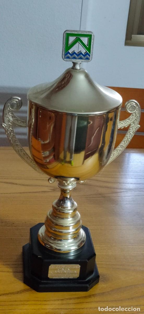 Coleccionismo deportivo: TROFEO CICLISMO ORIGINAL XXI G.P. DE CICLISMO CAJA CANTABRIA -SARDINERO 1993-GRUPO BANESTO
