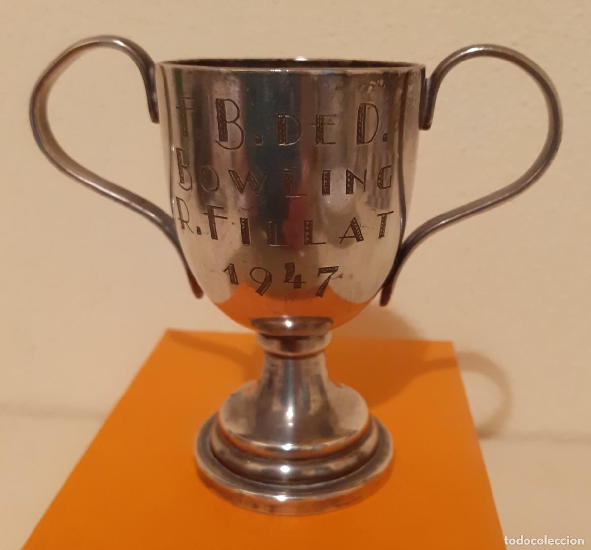 Coleccionismo deportivo: COPA TROFEO DE BOWLING DE 1947 - Foto 1