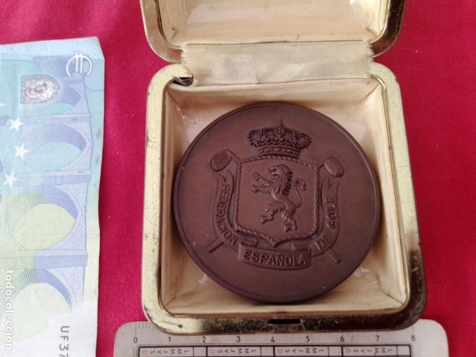 Sammelleidenschaft Sport: MEDALLA DE LA FEDERACION ESPA&Ntilde;OLA DE GOLF, I CENTERANIO DE GOLF DE ESPA&Ntilde;A, 1891 / 1991