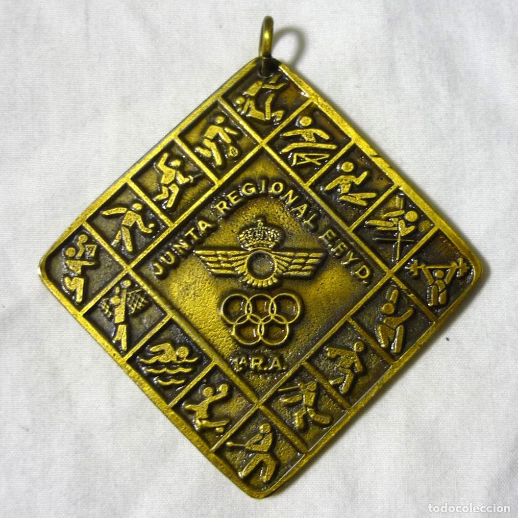 Coleccionismo deportivo: Medalla Junta Regional Educaci&oacute;n F&iacute;sica y Deportes, Ej&eacute;rcito del aire aviaci&oacute;n, Balonmano 1985