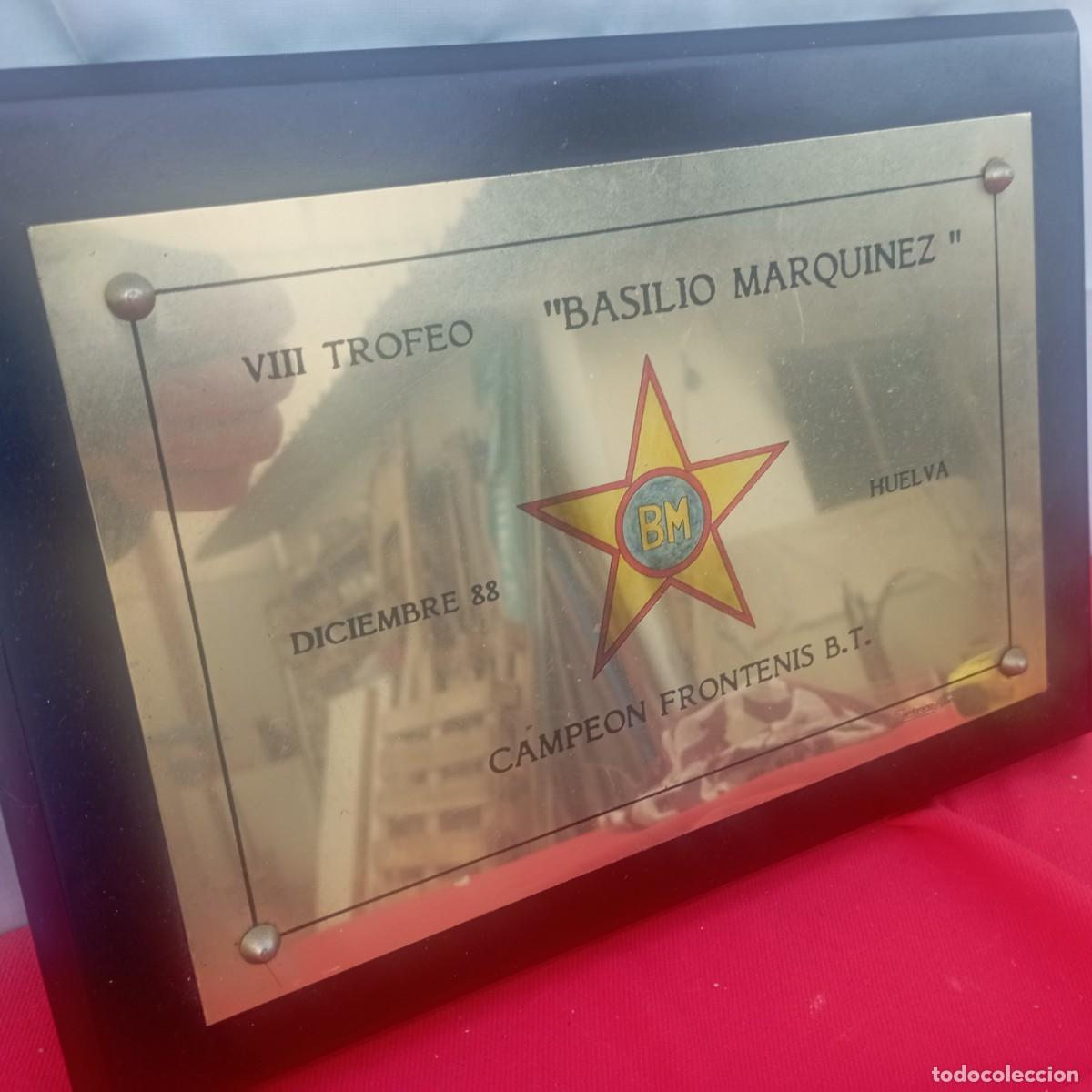 Coleccionismo deportivo: trofeo placa - Foto 2