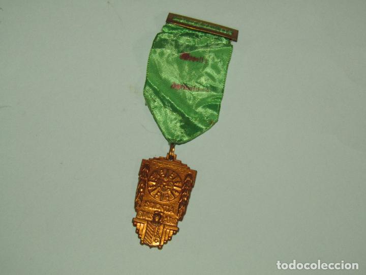 Coleccionismo deportivo: Antigua Medalla Condecoraci&oacute;n Escolar en Agricultura y Otra ART DECO ARTDECO - SCIENTIA FIDES ARS