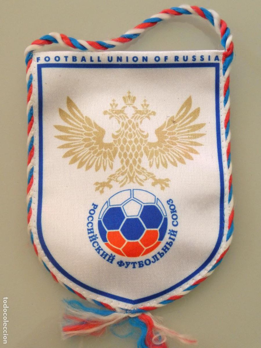 Collectionnisme sportif: BANDER&Iacute;N DE F&Uacute;TBOL. FEDERACI&Oacute;N RUSA RUSIA.FOOTBALL UNION OF RUSSIA. 14CM