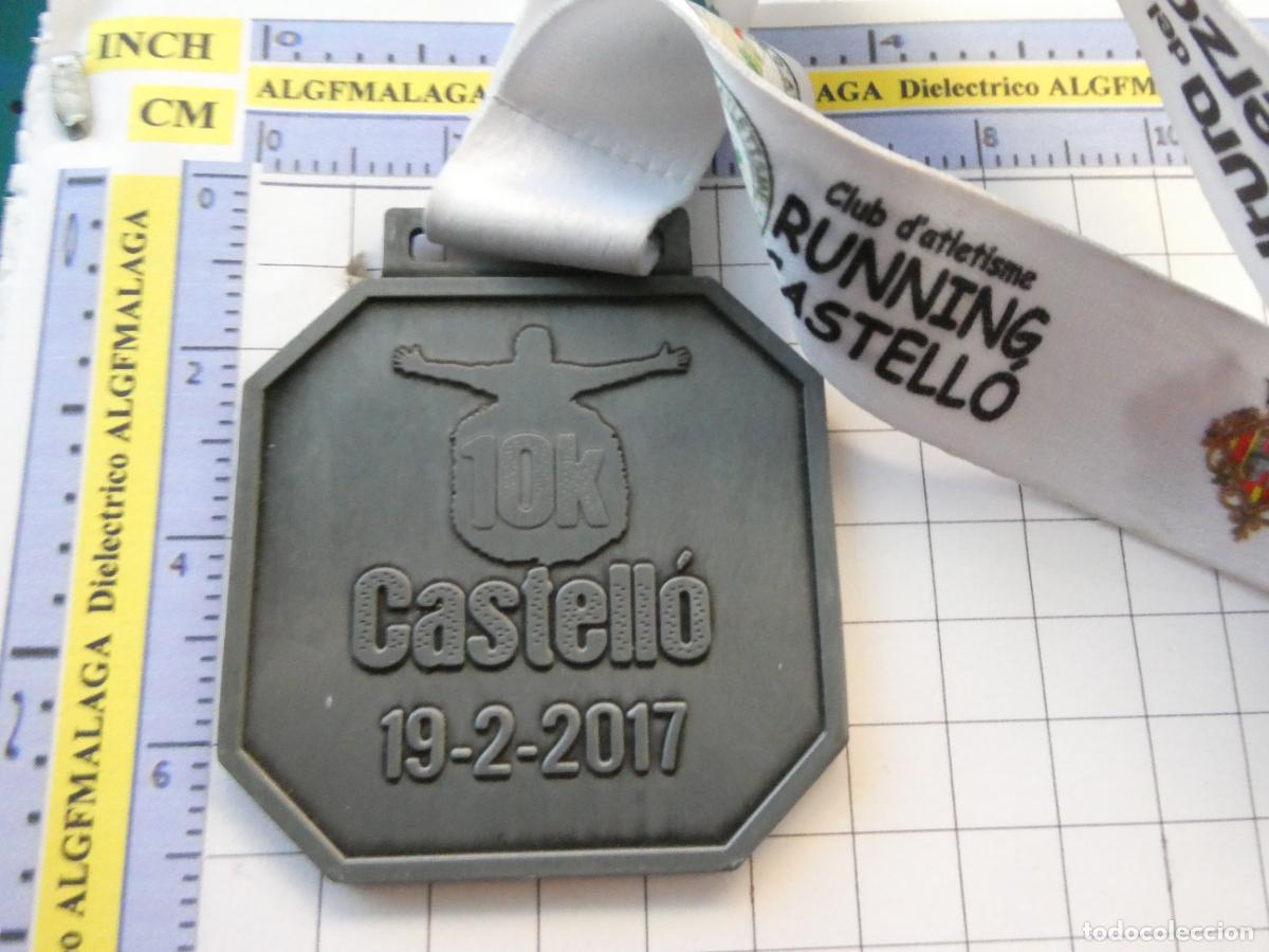 Sammelleidenschaft Sport: MEDALLA MEDALL&Oacute;N DE DEPORTES. ATLETISMO 10K CARRERA CASTELL&Oacute;N. 60GR
