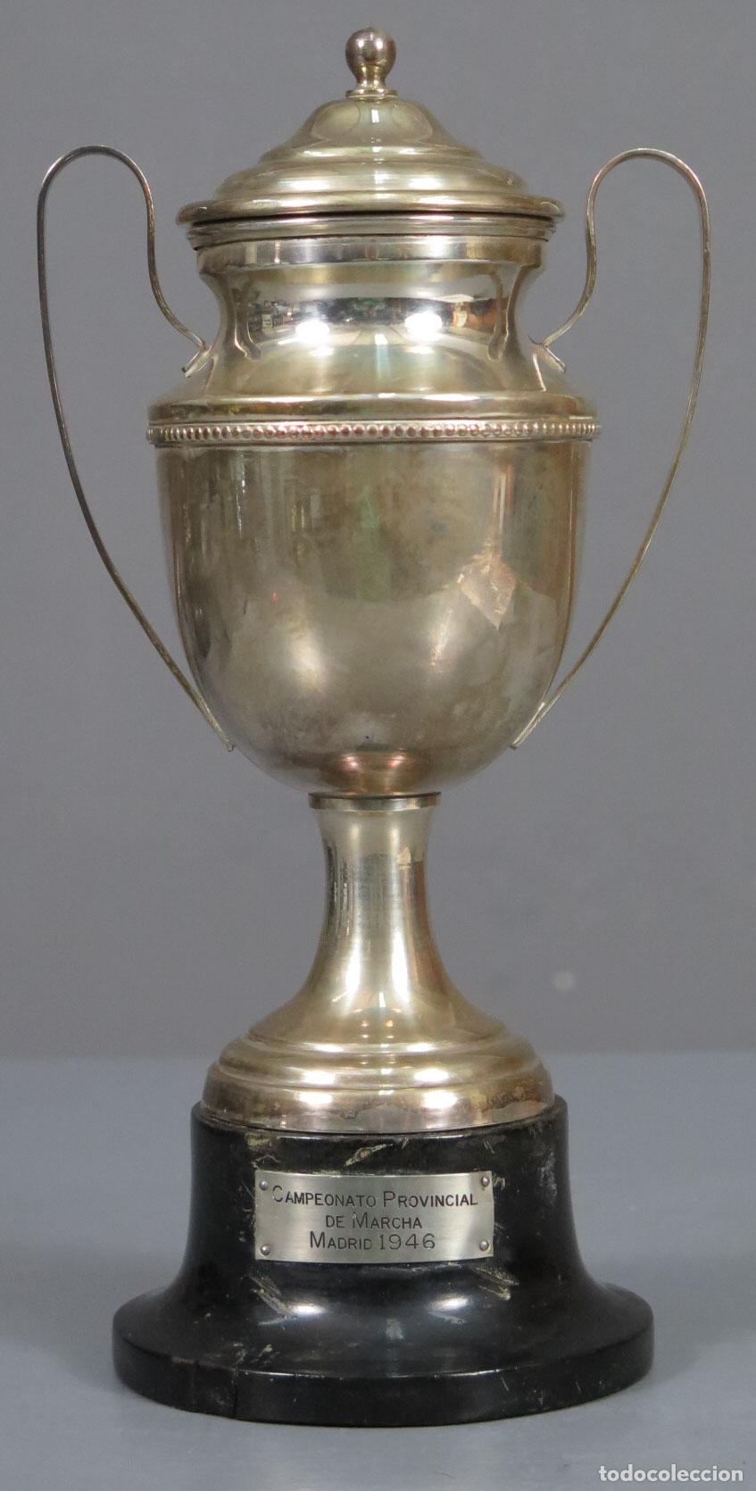 Coleccionismo deportivo: TROFEO. CAMPEONATO PROVINCIAL DE MARCHA. MADRID 1946