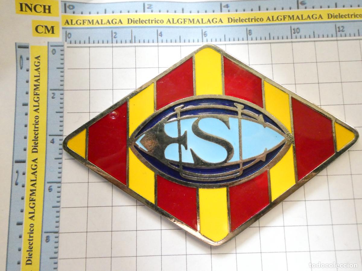 Sammelleidenschaft Sport: MEDALLA PLACA DE RUGBY. ESCUDO UNI&Oacute;N DEPORTIVA SANTBOIANA SANT BOI LLOBREGAT BARCELONA. 100GRR