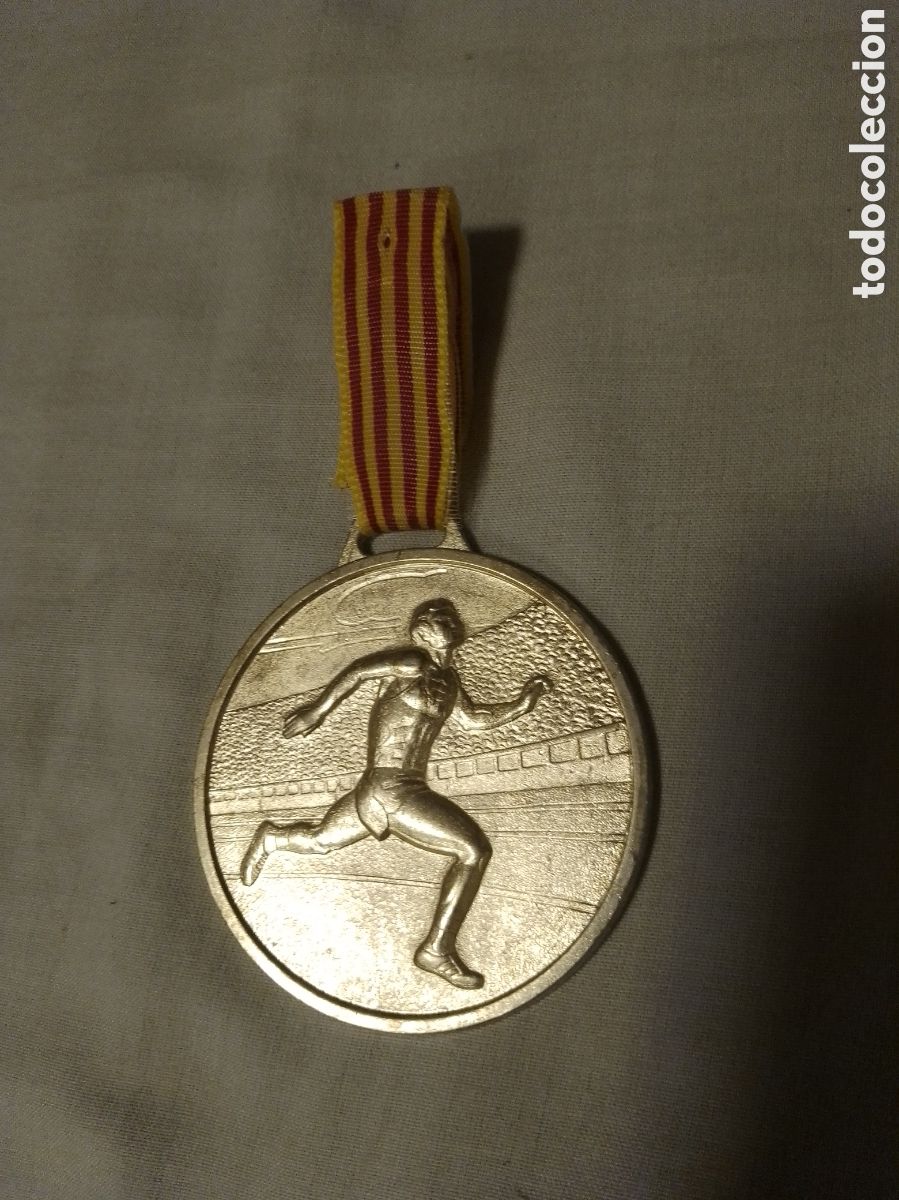 Collectionnisme sportif: MEDALLA DE ORO ATLETISMO DE 60 METROS LISOS 1985