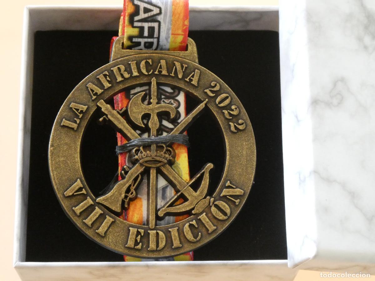 Coleccionismo deportivo: MEDALLA DEPORTIVO MILITAR. LEGI&Oacute;N I TERCIO VIII EDICI&Oacute;N AFRICANA 2022 MTB RUNNING TRAIL MARCHA. 80GR