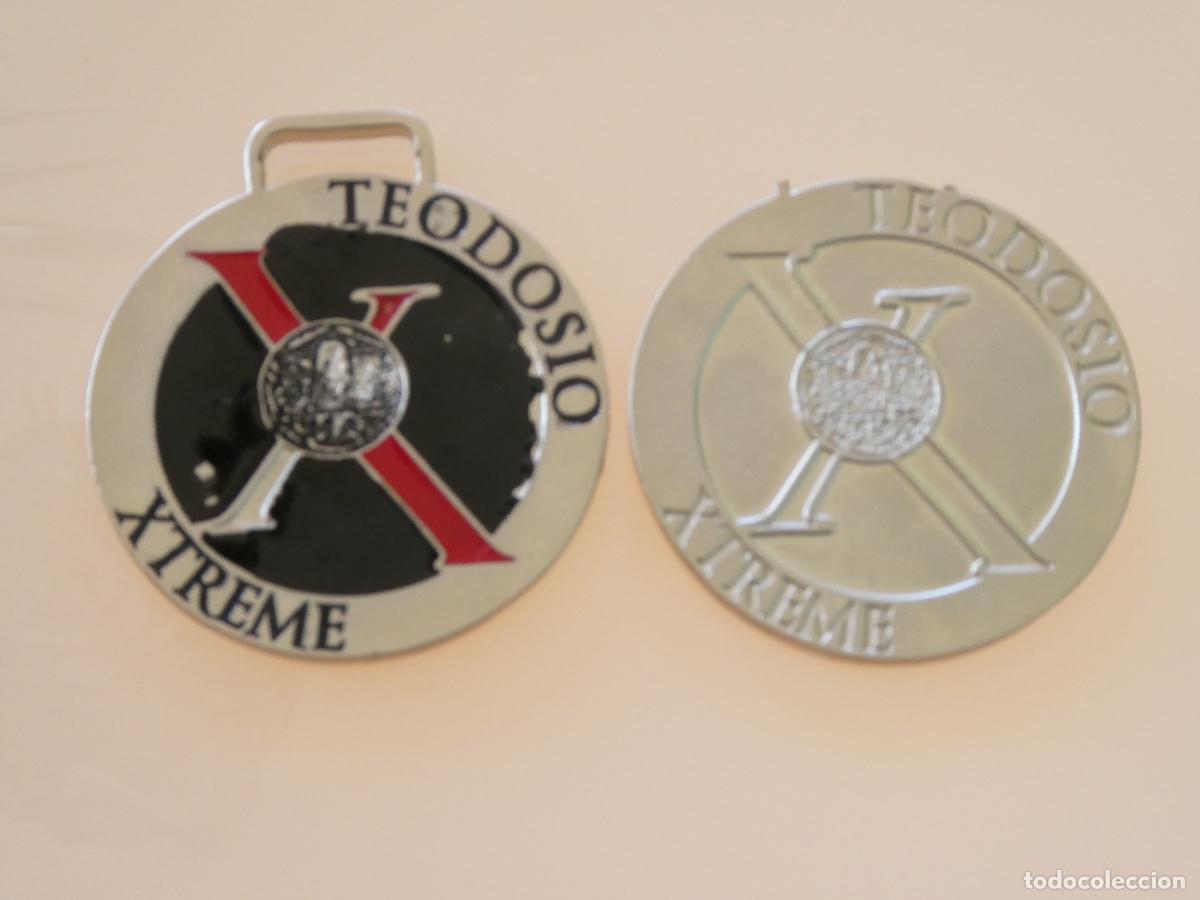 Coleccionismo deportivo: MEDALLA CARRERAS DE OBST&Aacute;CULOS TEODOSIO XTREME ALMENDRALEJO BADAJOZ. . 140GR