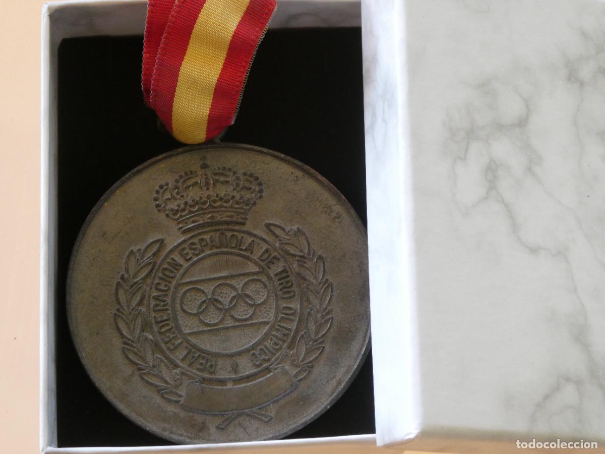 Collectionnisme sportif: MEDALLA MEDALL&Oacute;N TIRO OL&Iacute;MPICO. CAMPEONATO DE ESPA&Ntilde;A A&Ntilde;O 1988. 80GR