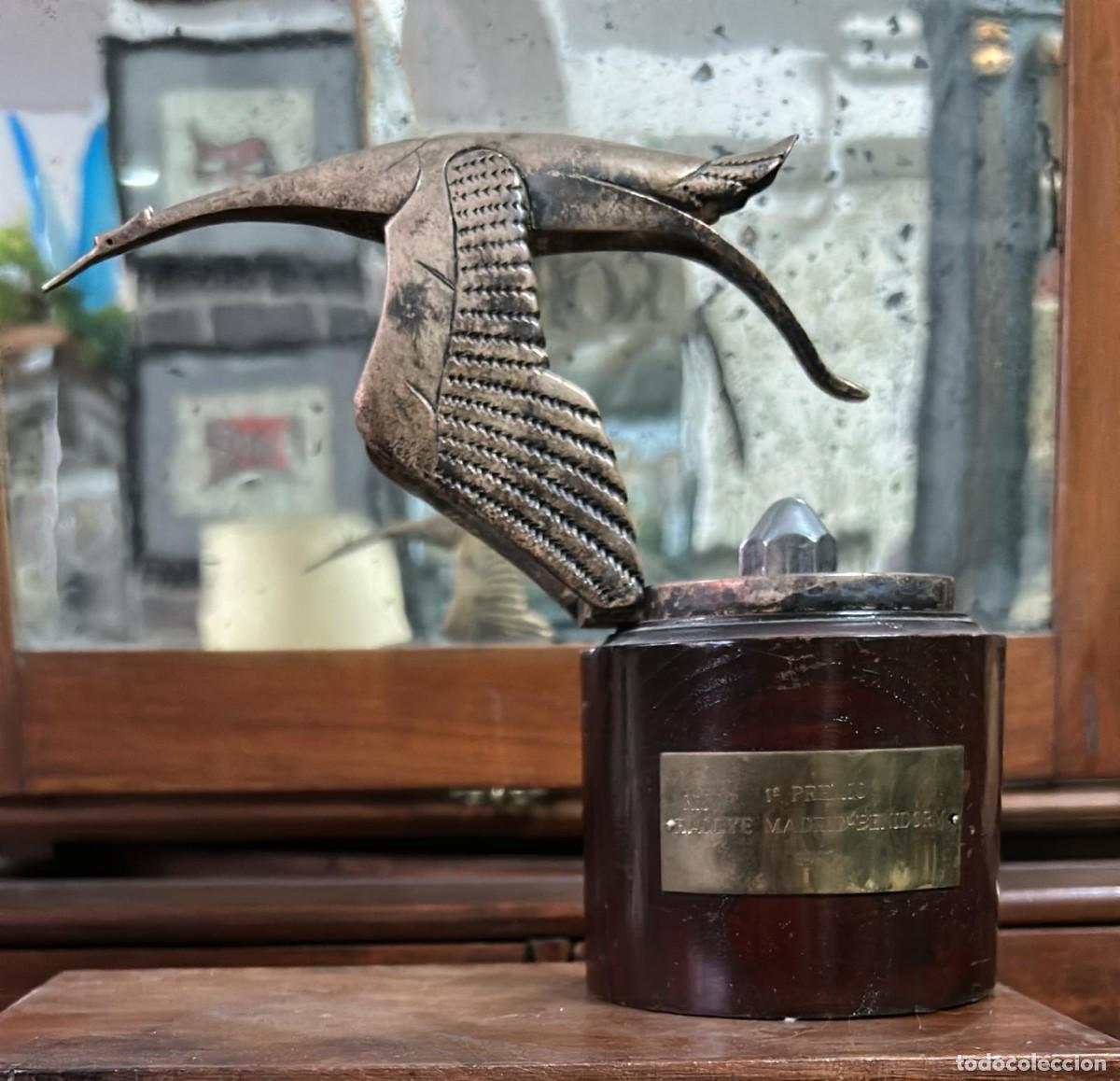 Coleccionismo deportivo: TROFEO ANTIGUO XXV RALLYE MADRID BENIDORM 1987 TROFEO 1&ordm; PREMIO TIENE 20 X 20 CMS.