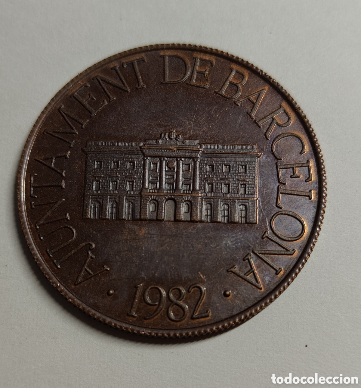 Coleccionismo deportivo: Medalla - Ajuntament de Barcelona 1982 Esport Cultura Convivencia - car01