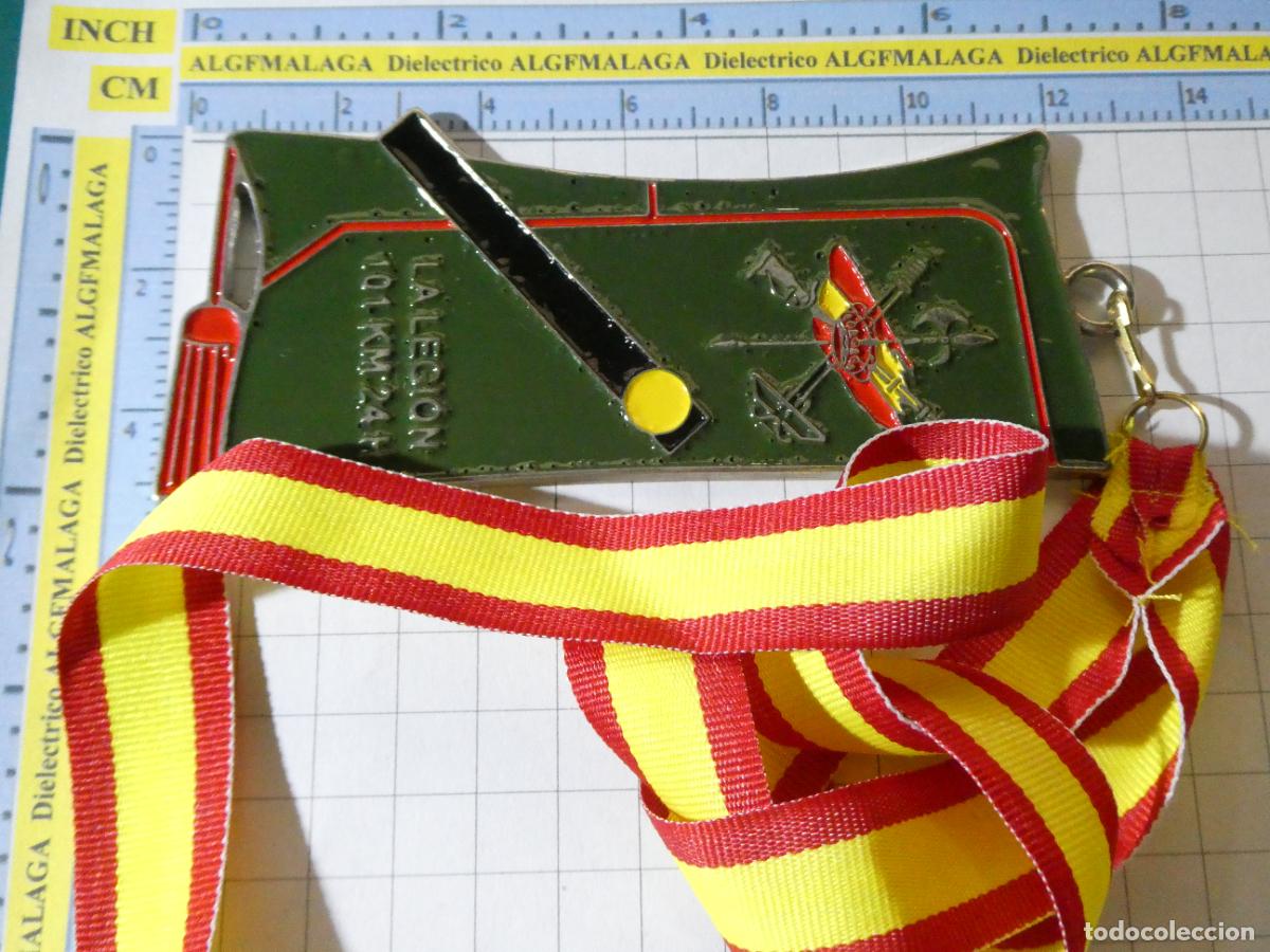 Coleccionismo deportivo: MEDALLA DEPORTIVO MILITAR. 101KM 101 RONDA LEGI&Oacute;N CHAPIRI METAL XVIII EDICI&Oacute;N. 90GR