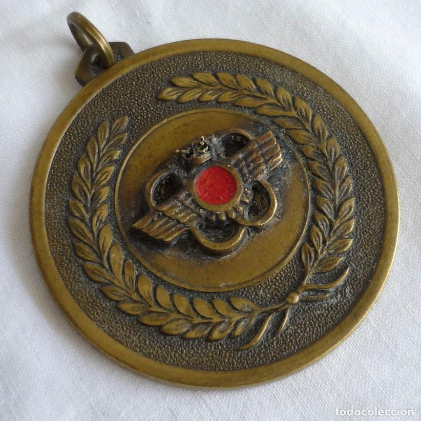 Colecionismo desportivo: Medalla de bronce deportiva Ej&eacute;rcito del Aire levantamiento de peso 1976