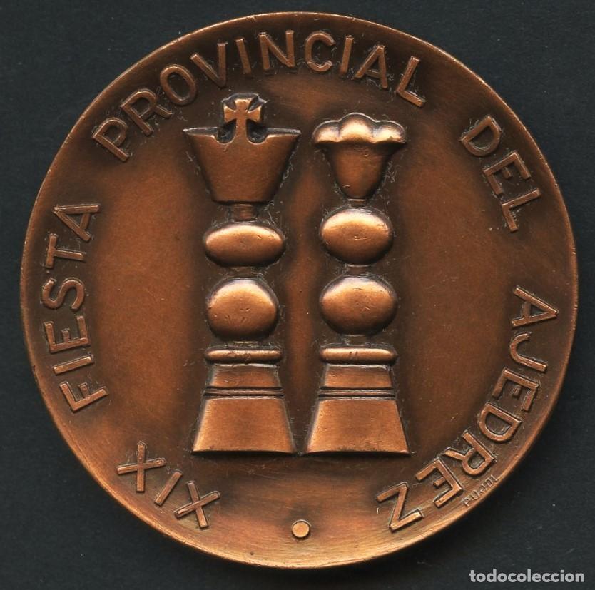 Coleccionismo deportivo: AJEDREZ, MEDALLA, FESTA PROVINCIAL DEL AJEDREZ, 1972, SABADELL