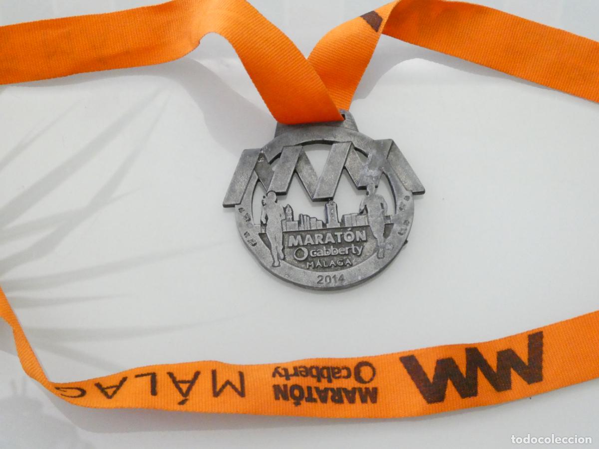 Coleccionismo deportivo: MEDALLA DEPORTIVA ATLETISMO MARCHA RUNNING TRAIL. MARATON MARATHON CABBERTY MALAGA 2014. 50GR