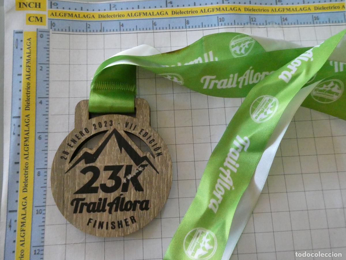 Sammelleidenschaft Sport: MEDALLA DEPORTIVA ATLETISMO MARCHA RUNNING TRAIL. VII TRAIL ALORA 23K 2023. 20GR