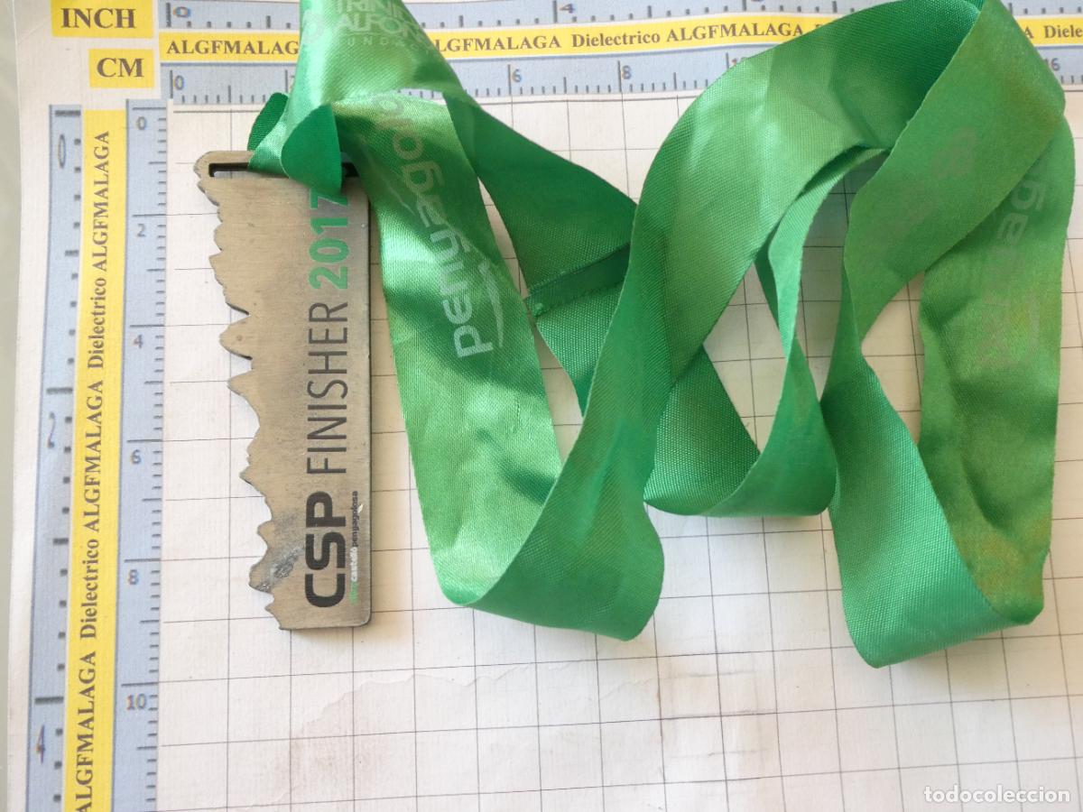 Sammelleidenschaft Sport: MEDALLA DEPORTIVA ATLETISMO MARCHA RUNNING TRAIL. PENYAGOLOSA 2017 CASTELL&Oacute;N 50GR