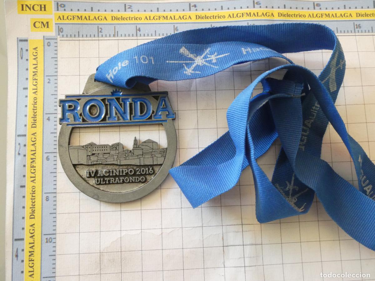 Coleccionismo deportivo: MEDALLA DEPORTIVA ATLETISMO MARCHA RUNNING TRAIL. RONDA ACINIPO 2016 101 HOLE LEGI&Oacute;N. 60GR
