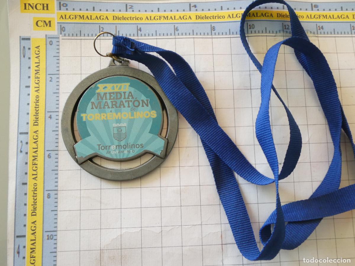Sammelleidenschaft Sport: MEDALLA DEPORTIVA ATLETISMO MARCHA RUNNING TRAIL. XXVI MEDIA MARAT&Oacute;N DE TORREMOLINOS. 60GR