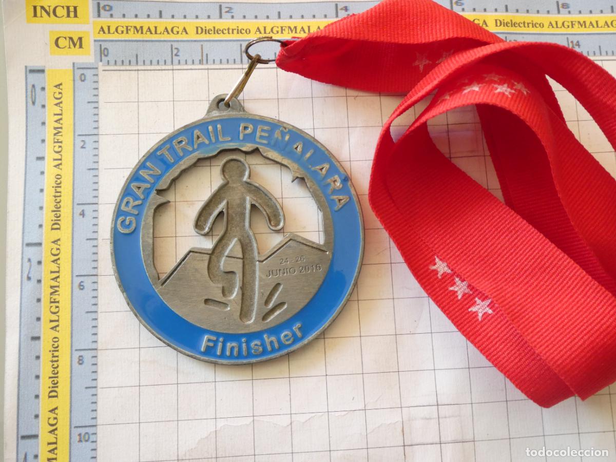 Sammelleidenschaft Sport: MEDALLA DEPORTIVA ATLETISMO MARCHA RUNNING TRAIL. PE&Ntilde;ALARA 2016 SEGOVIA MADRID. 80GR