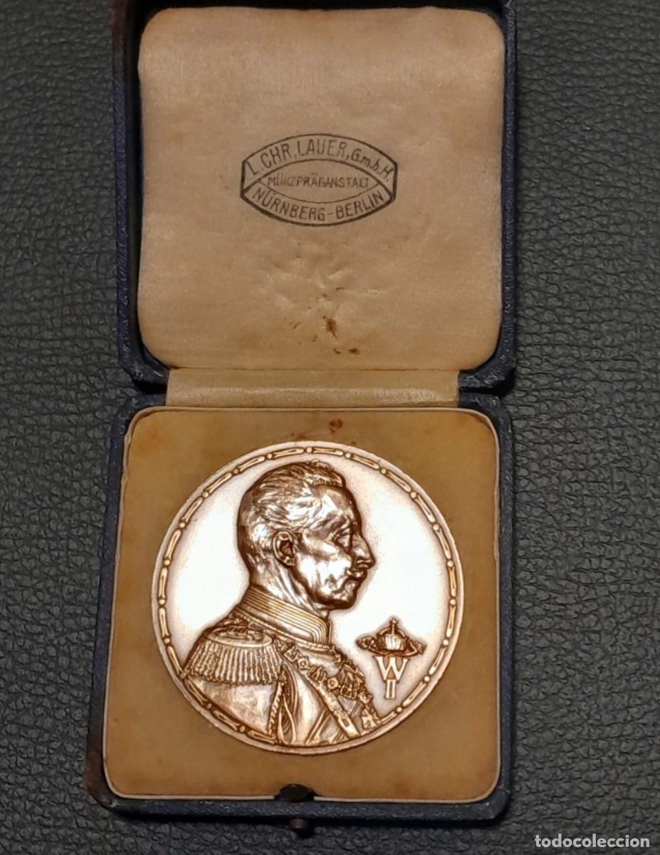 Coleccionismo deportivo: Medalla juegos Ol&iacute;mpicos Berlin Alemania cancelado 1916 en estuche orig., Primera Guerra Mundial!!