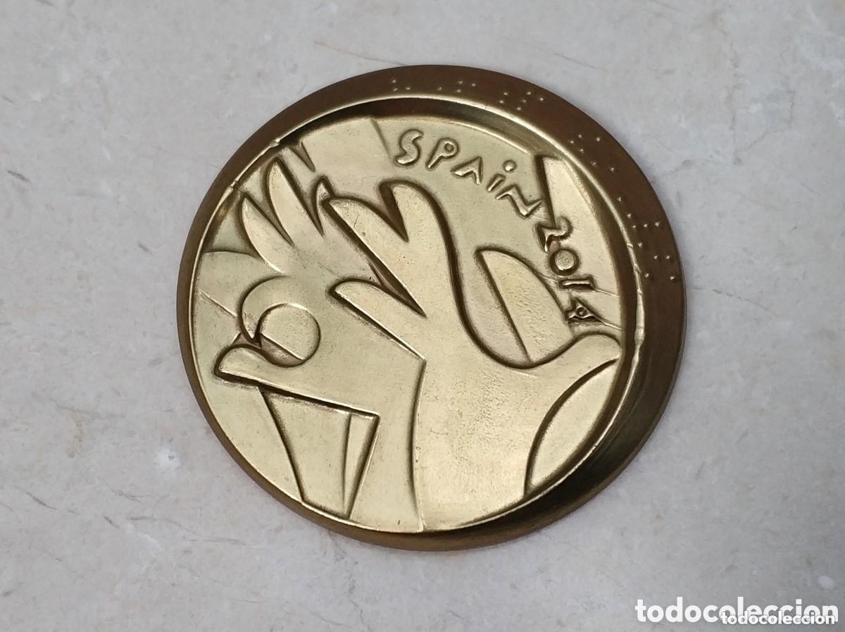 Coleccionismo deportivo: Medalla conmemorativa baloncesto Fiba mundial espa&ntilde;a 2014 - basket world cup spain 2014