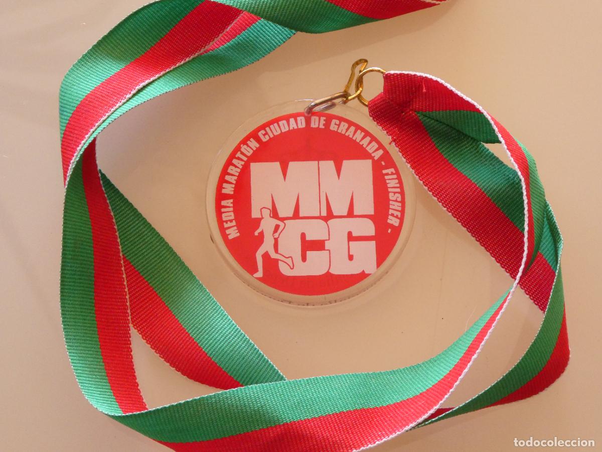 Collectionnisme sportif: MEDALLA MEDALL&Oacute;N DEPORTIVO. ATLETISMO, MEDIA MARAT&Oacute;N CIUDAD DE GRANADA. 20GR