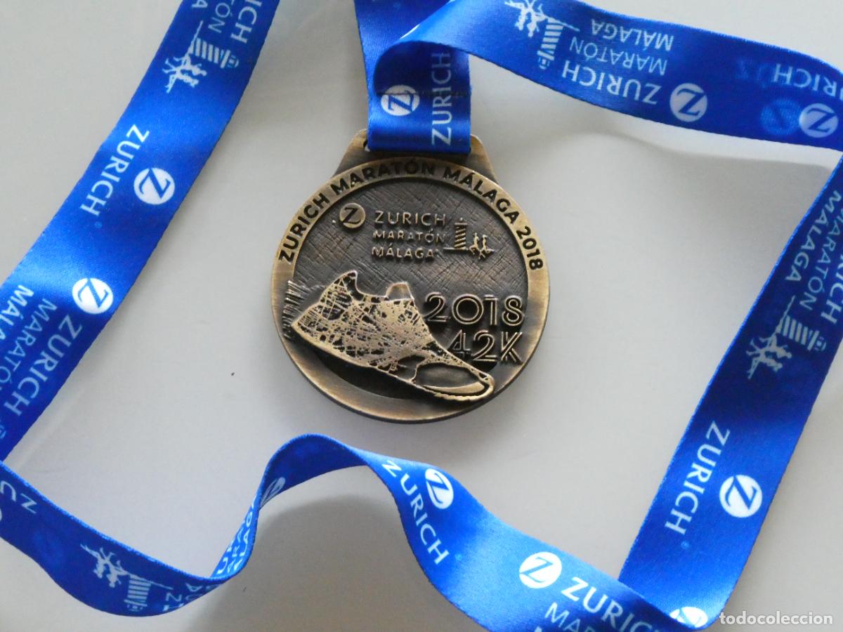 Sammelleidenschaft Sport: MEDALLA DE ATLETISMO TRIAL CROSS. MARAT&Oacute;N M&Aacute;LAGA 2018. 70GR