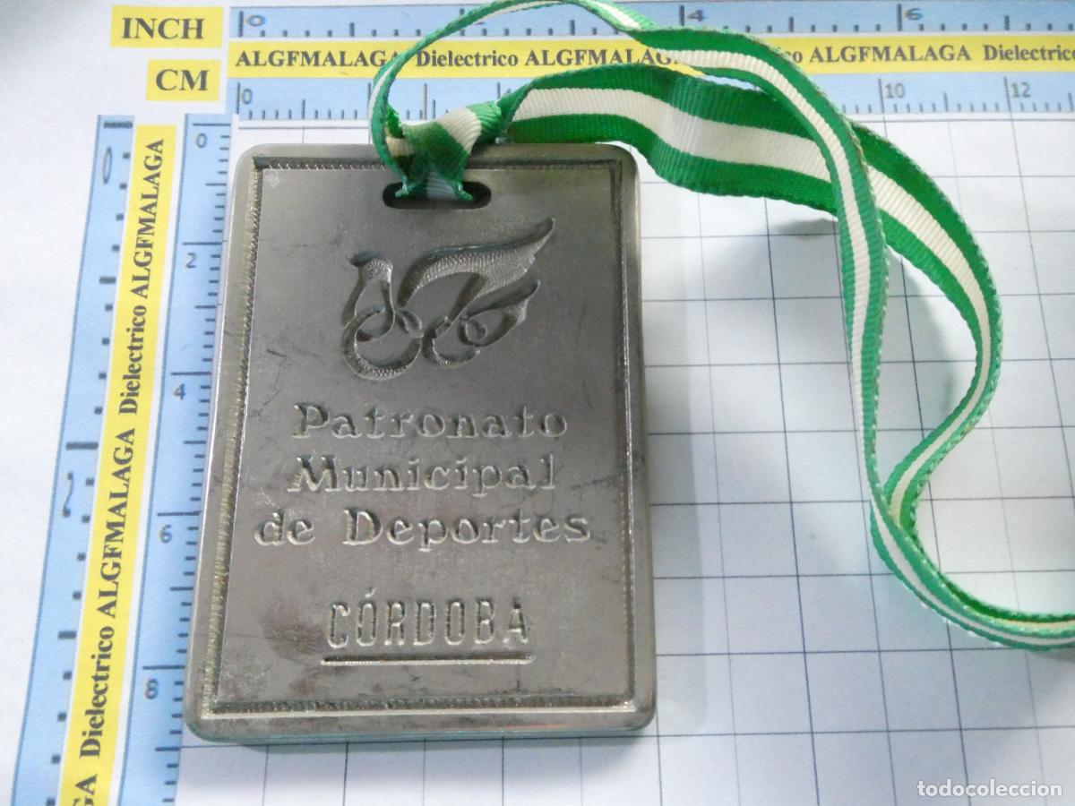 Collectionnisme sportif: MEDALLA DEPORTIVA ATLETISMO II MEDIA MARAT&Oacute;N MARATHON DE C&Oacute;RDOBA 1986. 100GR